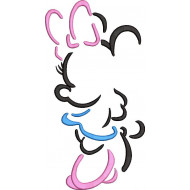 Miss Mouse Line Art