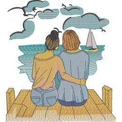 Couple On Beach