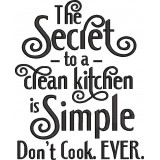 Clean Kitchen Quote   FE00900 Clean Kitchen Quote 10X10 160x160h 