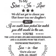 To My Son In Law