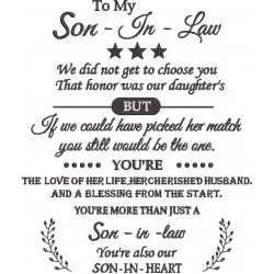 To My Son In Law