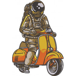 Astronaut With Scooter