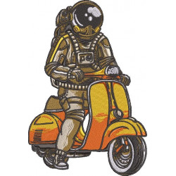 Astronaut With Scooter