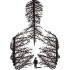 Tree Man Silhouette