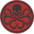Red Hydra Skull Logo