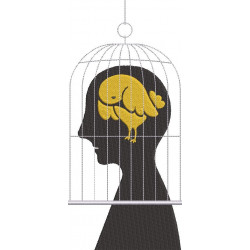 Bird Caged Mind Art