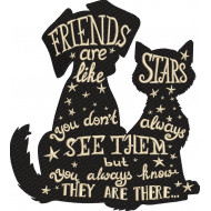Cat & Dog Friendship Quote