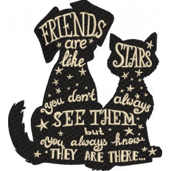 Cat & Dog Friendship Quote