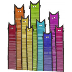 Cat Rainbow Pattern