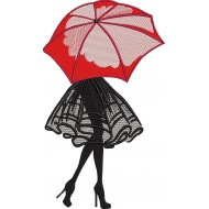 Red Umbrella Girl