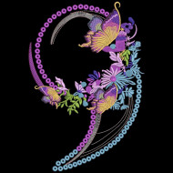 Floral Number 9