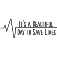 It's A Beautiful Day To Save Lives
