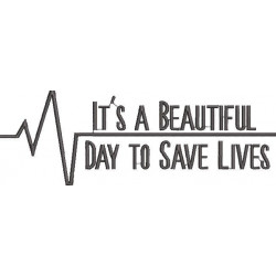 It's A Beautiful Day To Save Lives