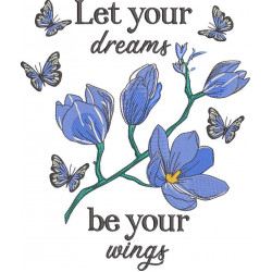 Let Your Dreams Motivational Quote