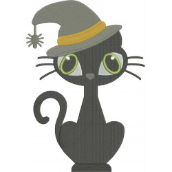 Halloween Cat In Hat