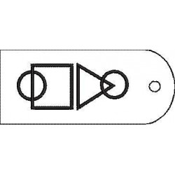 Deadly Game Signs Key Fob