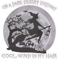 Black Witch On A Dark Desert Highway