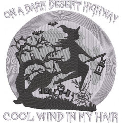 Black Witch On A Dark Desert Highway