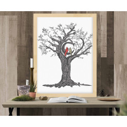Love Birds On A Tree