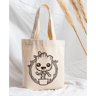 Kiddo Tree Alien Outline