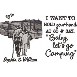 Baby Lets Go Camping Quote