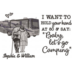 Baby Lets Go Camping Quote