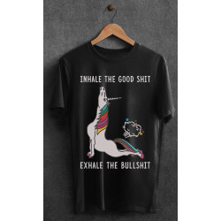 Exhale Bullshit Unicorn Quote