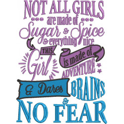 Not All Girls Are Made Of Sugar And Spice