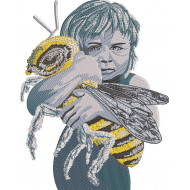 Boy Holding Bee