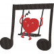 Heart Swinging On A Music Swing Heart Swinging On A Music Swing