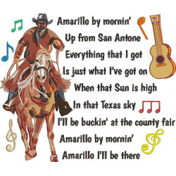 Amarillo By Mornin' Lyrics