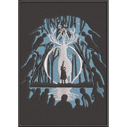 Wand Man Silhouette