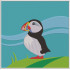 Atlantic Puffin Embroidery Design