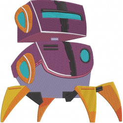 Robot Embroidery Pattern