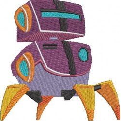 Robot Embroidery Pattern