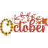 October Word Art