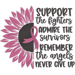 Support the Fighters Cancer Awareness Quote