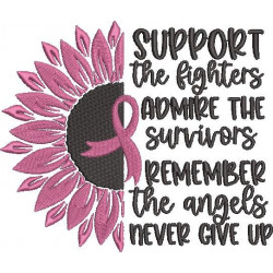 Support the Fighters Cancer Awareness Quote