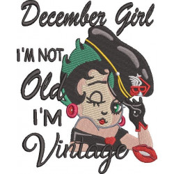 Vintage December Girl