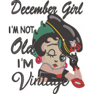 Vintage December Girl