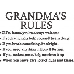 Grandma's Rules
