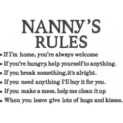 Nanny's Rules
