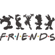 Mouse Friends Silhouette