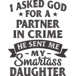 Smartass Daughter Funny Quote