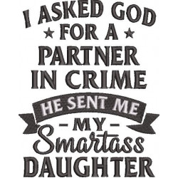 Smartass Daughter Funny Quote