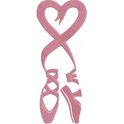 Ballerina Shoes With Heart