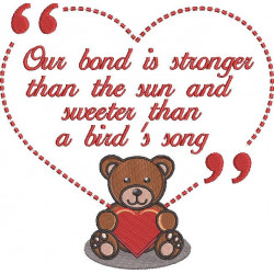 Our Bond Is Stronger Bear Quote