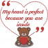 My Heart Is Perfect Bear Quote
