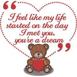 You're A Dream Bear Quote