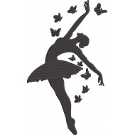 Butterflies Dancing Ballerina 